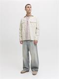 JJEPERFECT CORDUROY OVERSHIRT LS SN antique white