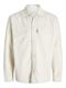 JJEPERFECT CORDUROY OVERSHIRT LS SN antique white