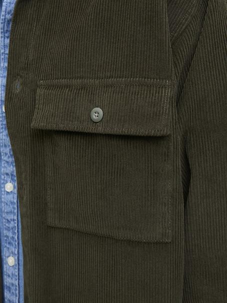 JJEPERFECT CORDUROY OVERSHIRT LS SN rosin