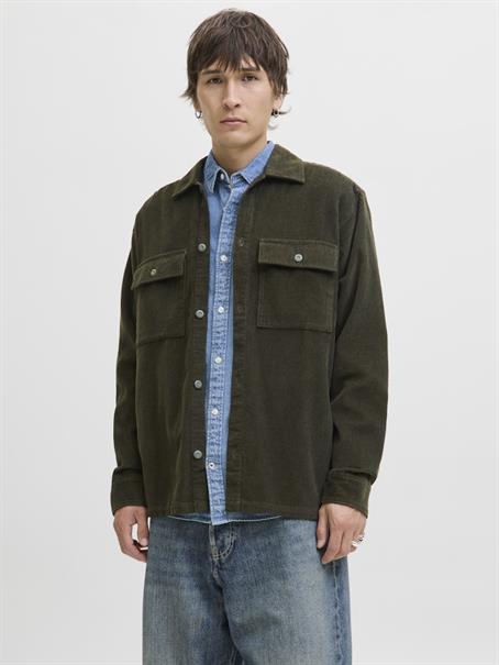 JJEPERFECT CORDUROY OVERSHIRT LS SN rosin
