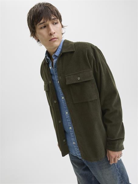 JJEPERFECT CORDUROY OVERSHIRT LS SN rosin
