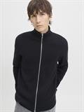 JJEPERFECT KNIT ZIP CARDIGAN SN black