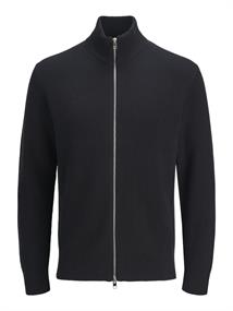 JJEPERFECT KNIT ZIP CARDIGAN SN black