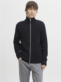 JJEPERFECT KNIT ZIP CARDIGAN SN black