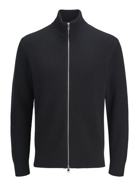 JJEPERFECT KNIT ZIP CARDIGAN SN black