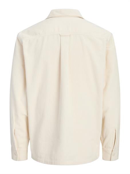 JJEREGENT CORD OVERSHIRT LS SN antique white