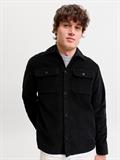 JJEREGENT CORD OVERSHIRT LS SN black