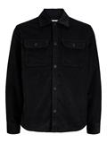 JJEREGENT CORD OVERSHIRT LS SN black