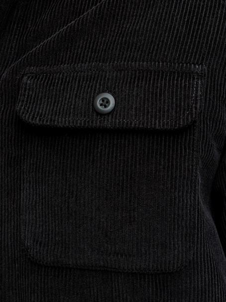 JJEREGENT CORD OVERSHIRT LS SN black