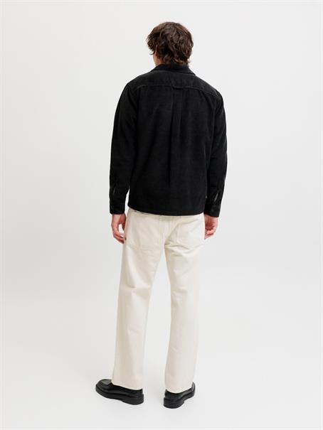 JJEREGENT CORD OVERSHIRT LS SN black