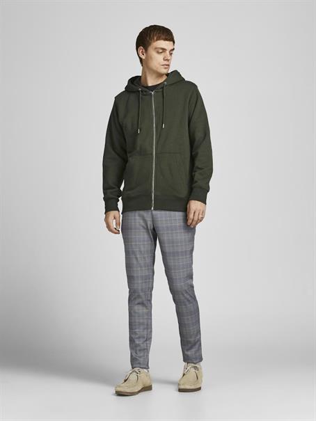 JJESOFT BASIC SWEAT ZIP HOOD NOOS forest night