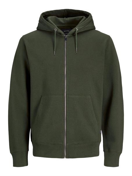 JJESOFT BASIC SWEAT ZIP HOOD NOOS forest night