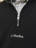 JJESOHO HALF ZIP FLEECE SN black