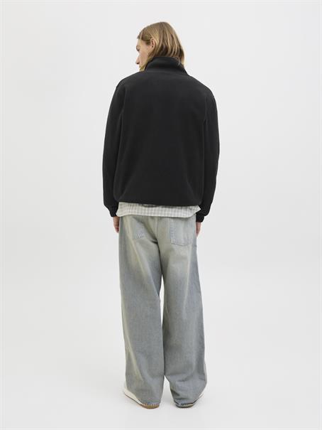JJESOHO HALF ZIP FLEECE SN black