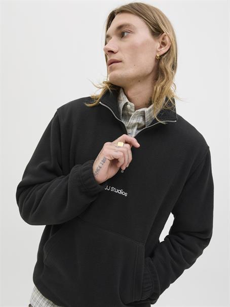JJESOHO HALF ZIP FLEECE SN black