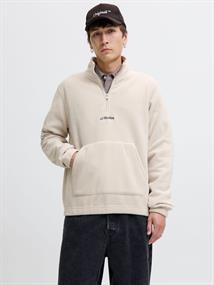 JJESOHO HALF ZIP FLEECE SN moonbeam