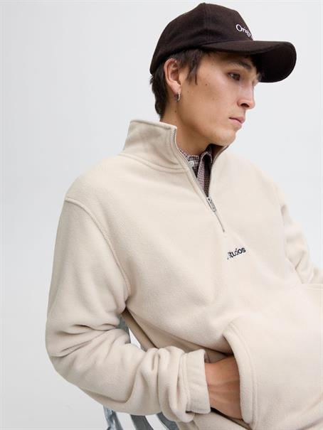 JJESOHO HALF ZIP FLEECE SN moonbeam