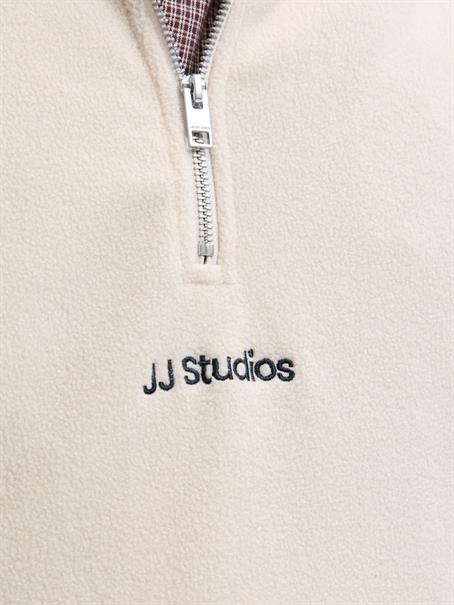 JJESOHO HALF ZIP FLEECE SN moonbeam