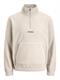 JJESOHO HALF ZIP FLEECE SN moonbeam