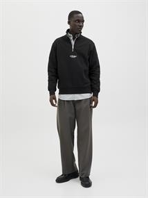 JJESOHO SWEAT QUARTER ZIP HN NOOS black