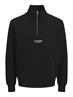 JJESOHO SWEAT QUARTER ZIP HN NOOS black