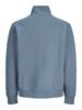 JJESOHO SWEAT QUARTER ZIP HN NOOS blue mirage