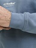 JJESOHO SWEAT QUARTER ZIP HN NOOS blue mirage