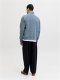 JJESOHO SWEAT QUARTER ZIP HN NOOS blue mirage