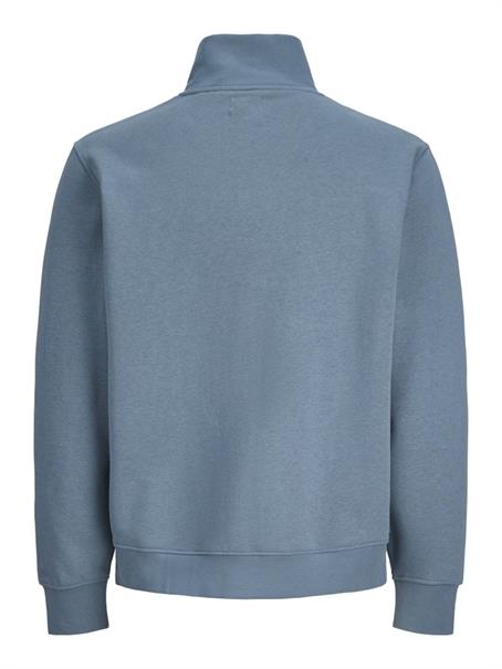 JJESOHO SWEAT QUARTER ZIP HN NOOS blue mirage
