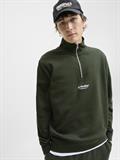 JJESOHO SWEAT QUARTER ZIP HN NOOS duffel bag