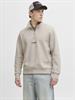 JJESOHO SWEAT QUARTER ZIP HN NOOS moonbeam