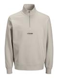 JJESOHO SWEAT QUARTER ZIP HN NOOS moonbeam