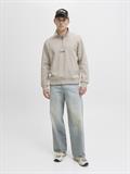 JJESOHO SWEAT QUARTER ZIP HN NOOS moonbeam