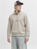 JJESOHO SWEAT QUARTER ZIP HN NOOS moonbeam