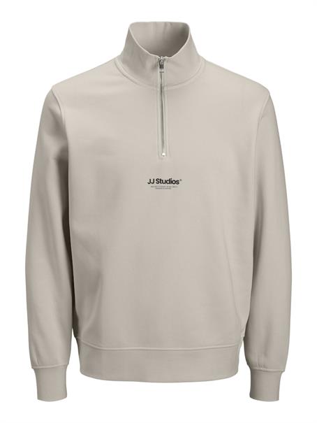 JJESOHO SWEAT QUARTER ZIP HN NOOS moonbeam