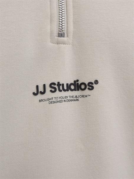 JJESOHO SWEAT QUARTER ZIP HN NOOS moonbeam