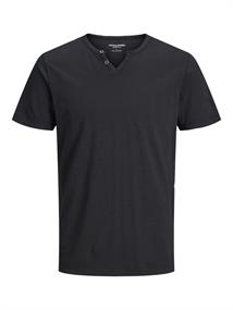 JJESPLIT NECK TEE SS NOOS black