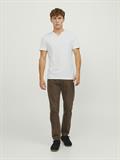JJESPLIT NECK TEE SS NOOS cloud dancer