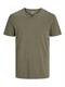 JJESPLIT NECK TEE SS NOOS dusky green