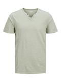 JJESPLIT NECK TEE SS NOOS iceberg green
