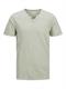 JJESPLIT NECK TEE SS NOOS iceberg green