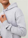 JJESTAR BASIC SWEAT HOOD NOOS light grey melange