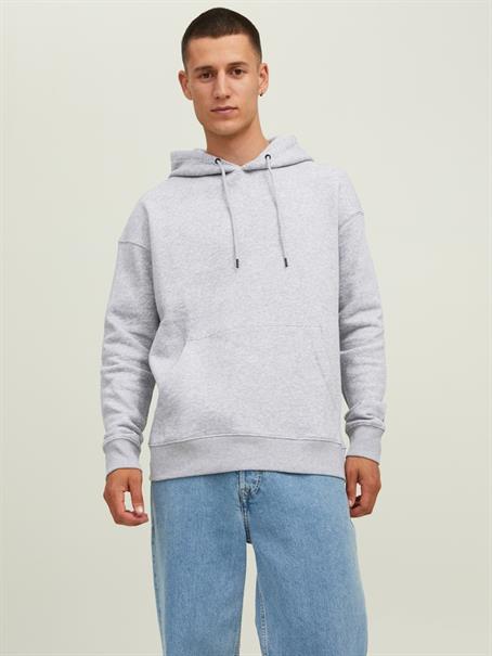 JJESTAR BASIC SWEAT HOOD NOOS light grey melange