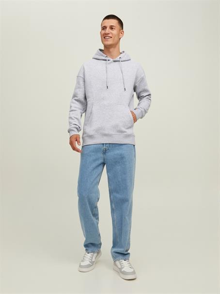 JJESTAR BASIC SWEAT HOOD NOOS light grey melange