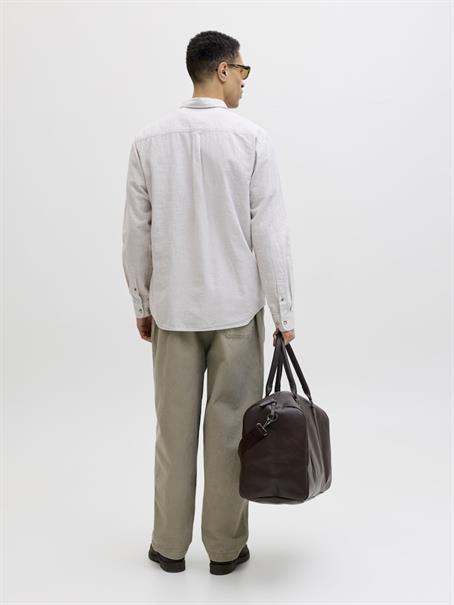 JJESUMMER LINEN BLEND SHIRT L/S SN crockery