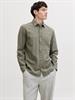 JJESUMMER LINEN BLEND SHIRT L/S SN dusty olive