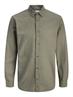 JJESUMMER LINEN BLEND SHIRT L/S SN dusty olive