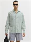 JJESUMMER LINEN BLEND SHIRT L/S SN granite green