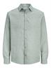 JJESUMMER LINEN BLEND SHIRT L/S SN granite green