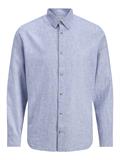 JJESUMMER LINEN BLEND SHIRT L/S SN infinity